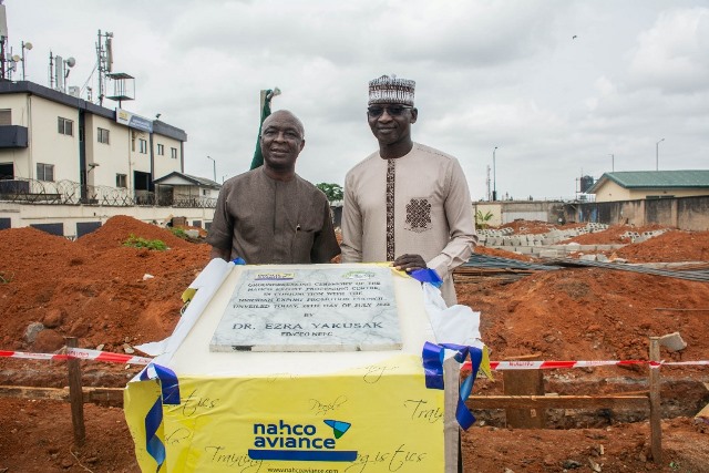 Ground breaking ceremonies for the Lagos phase of the NAHCO Export Processing Centre